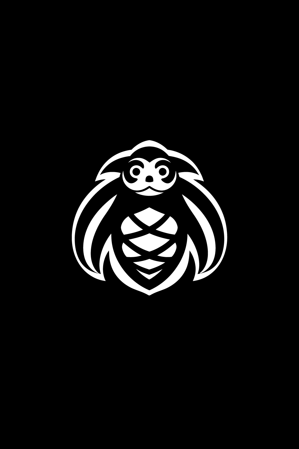 line turtle logo design pinterest preview image.