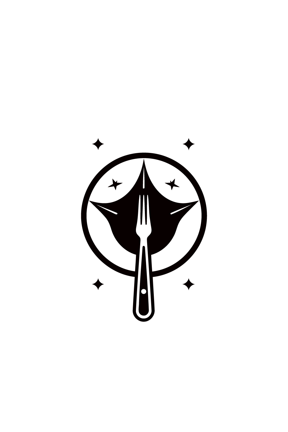 spoon stars logo design pinterest preview image.