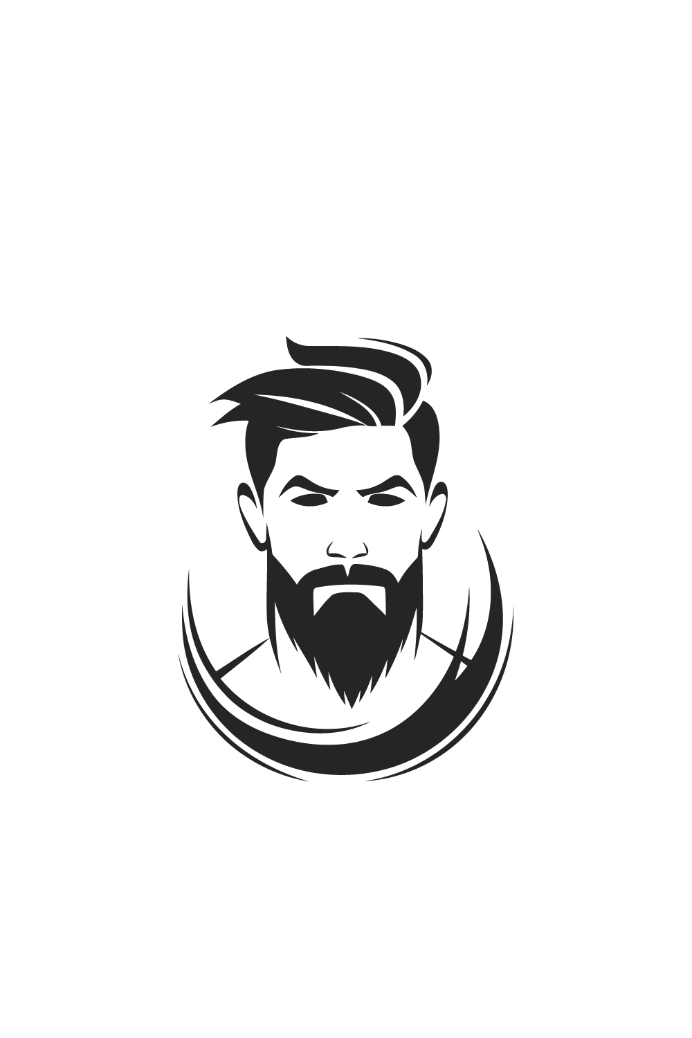 person head logo design pinterest preview image.