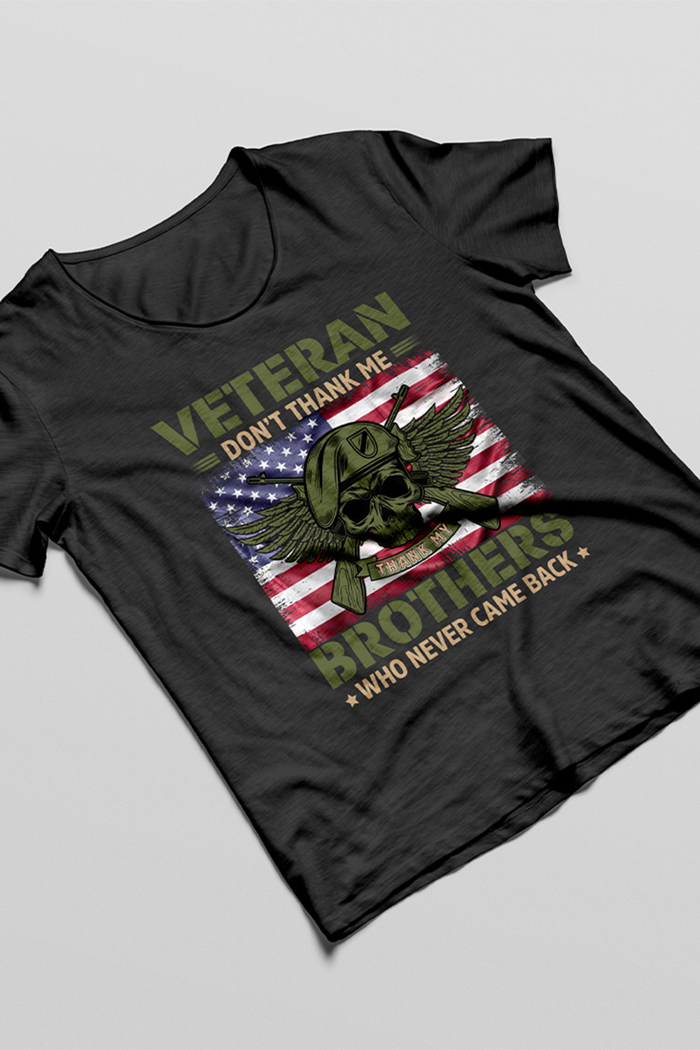 Veteran t shirt pinterest preview image.