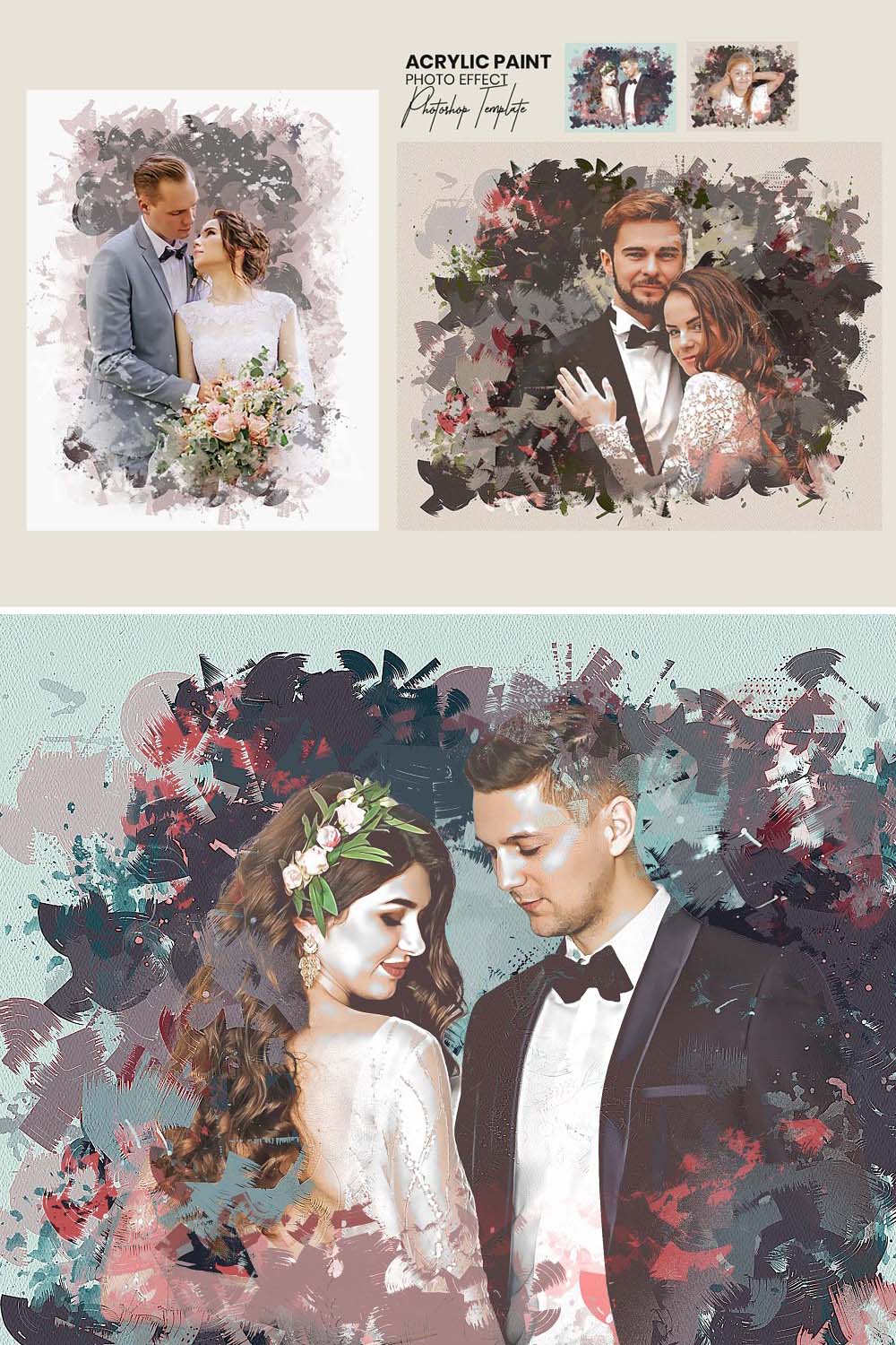 Auto Acrylic paint Photo effect pinterest preview image.