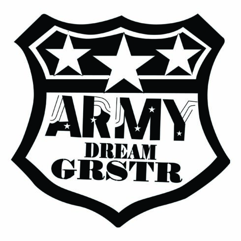 army badge for T Shirt cover image.