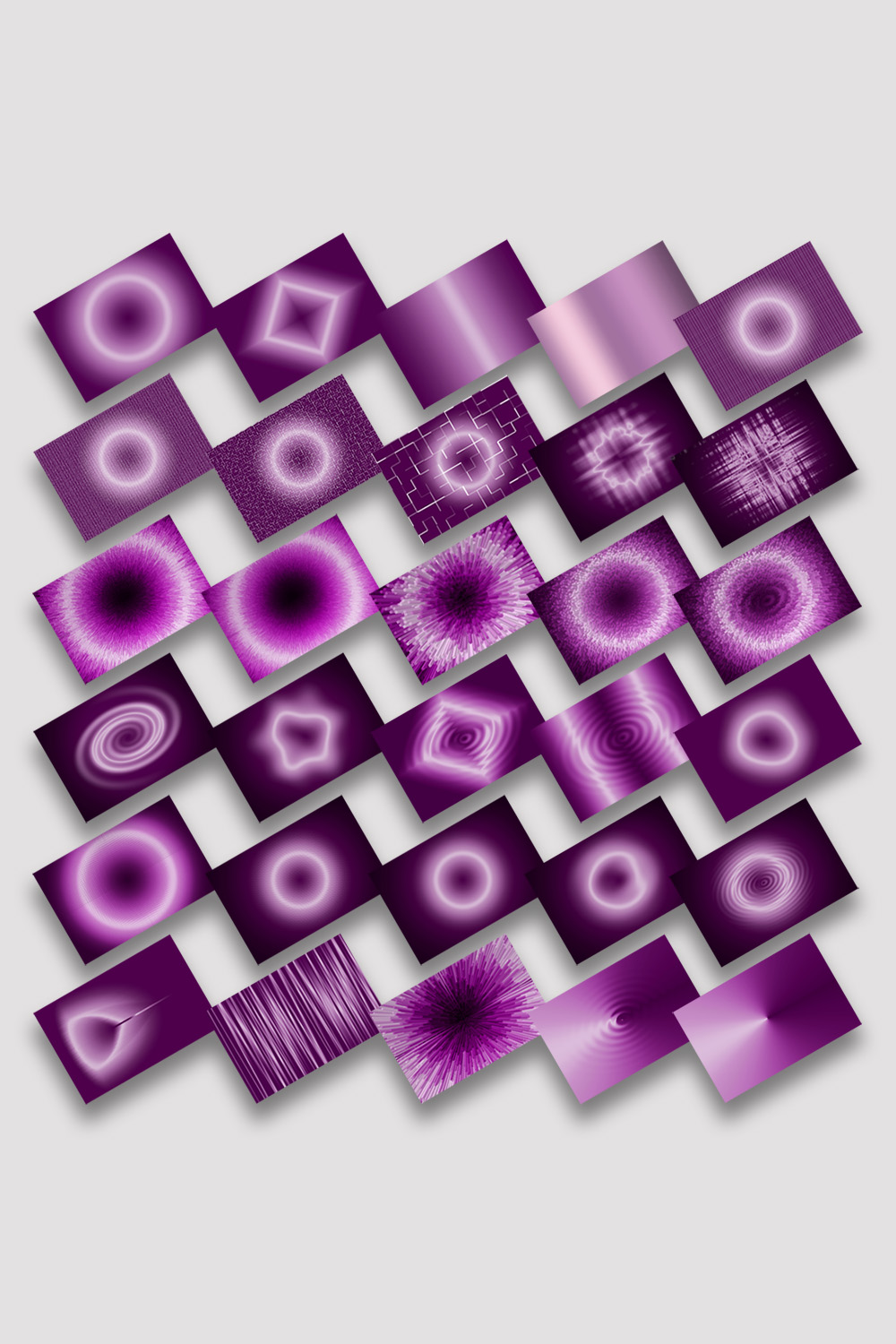 30 Pcs high quality abstract purple colored glowing gradient background designs for designs and illustrations pinterest preview image.