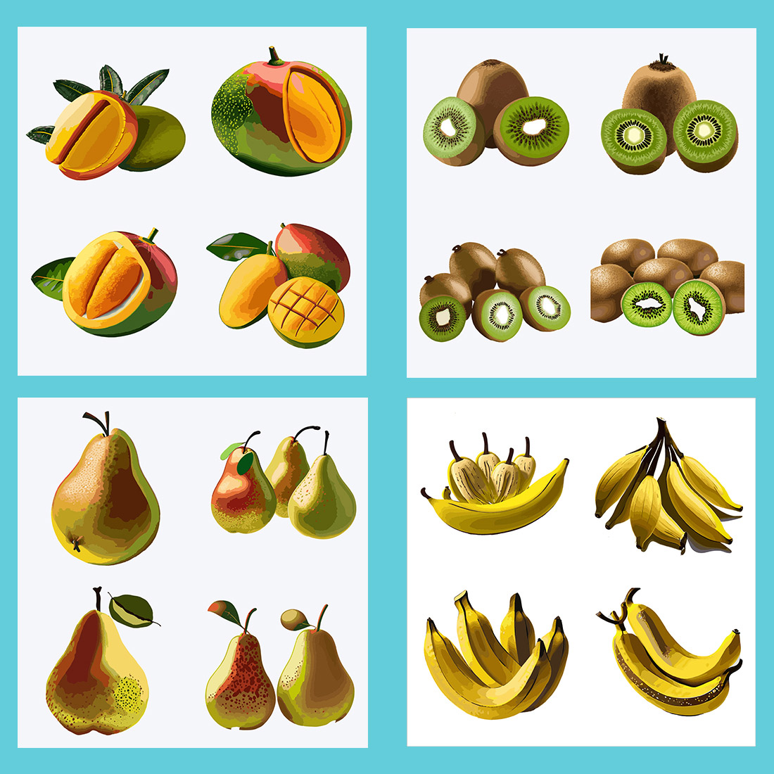 38 BEAUTIFUL FRUIT SET BUNDLE ONLY $26 preview image.