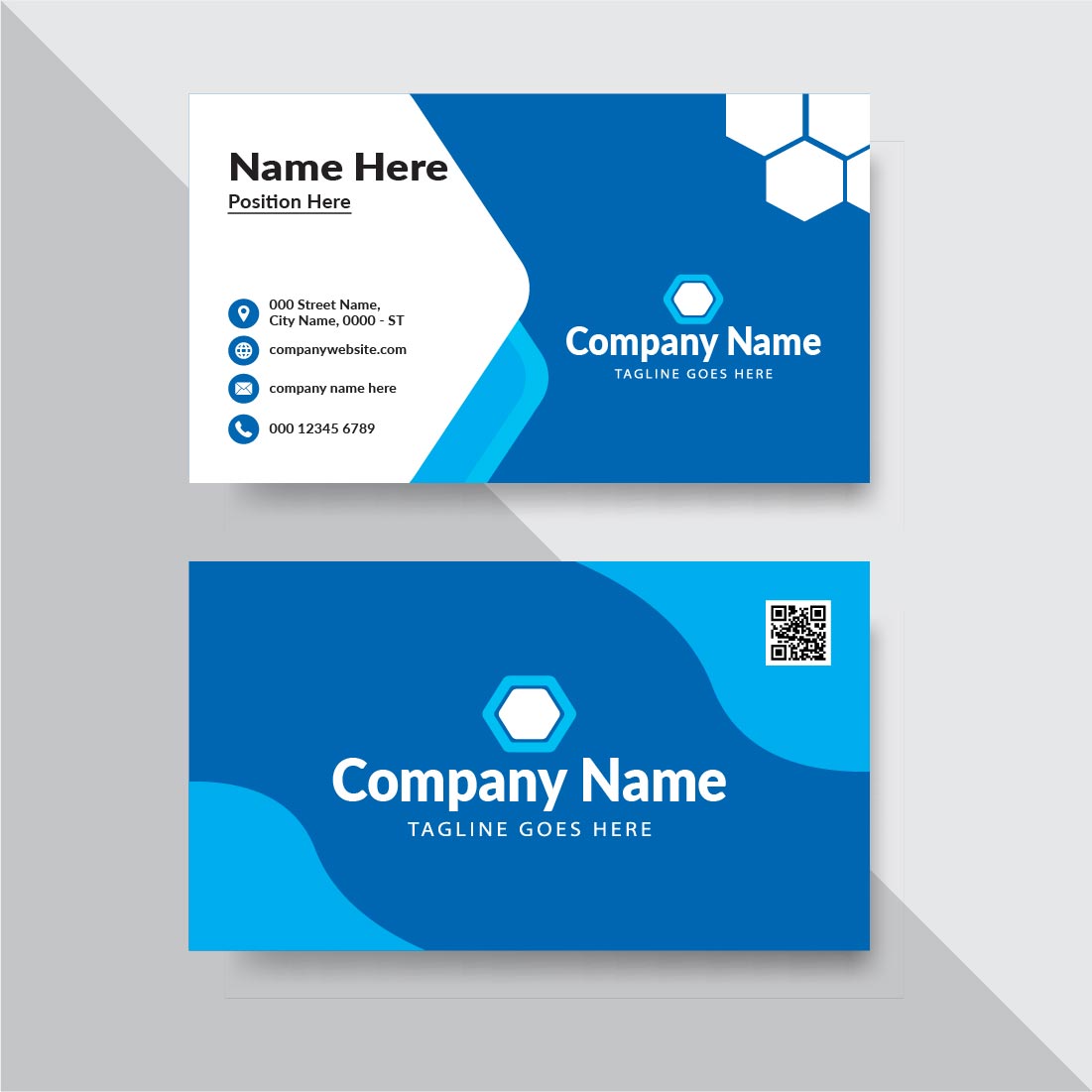 Business Card Design Template cover image.