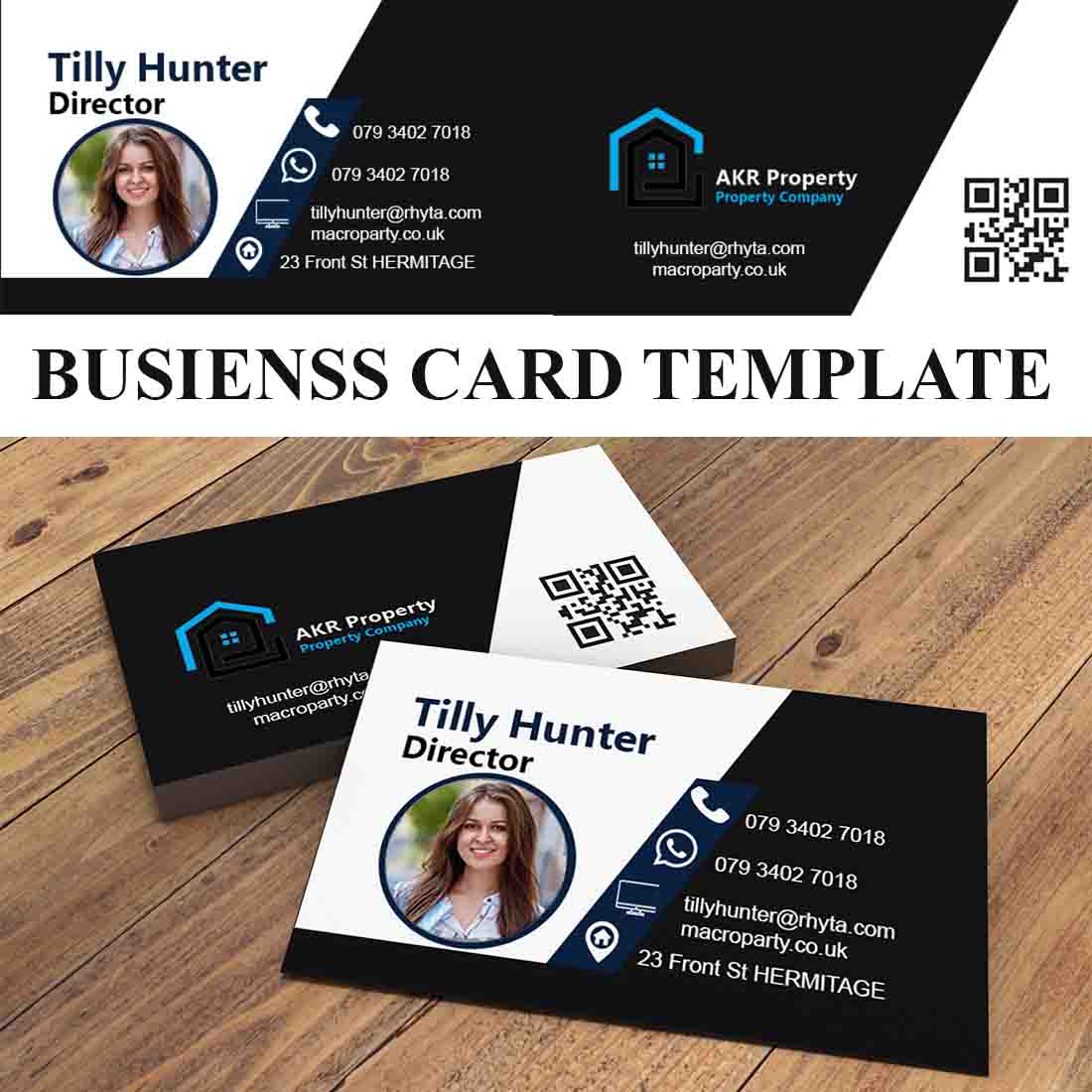Business Card Templates preview image.
