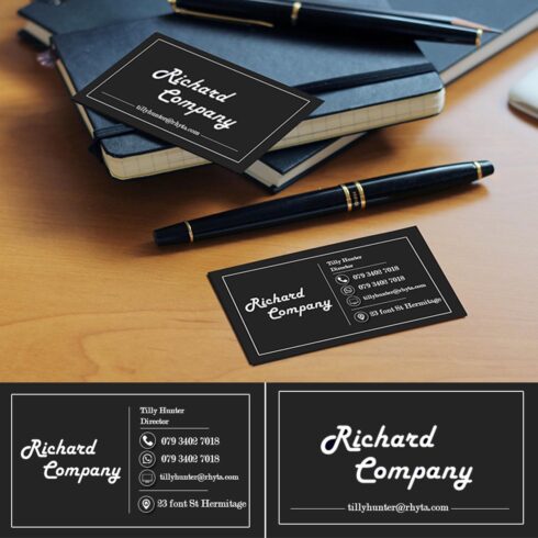 Office Business Card - Visiting Card Template cover image.