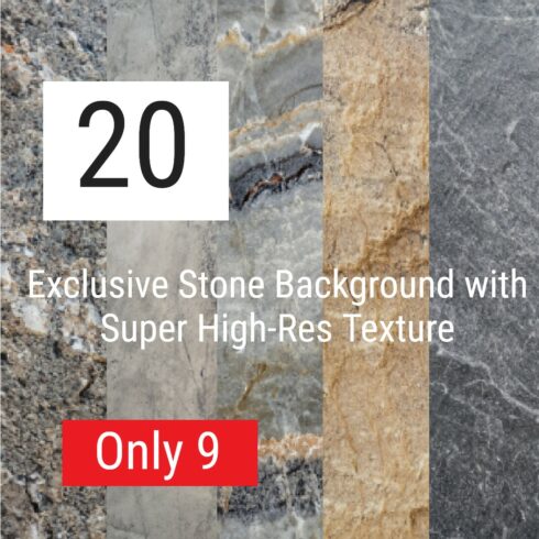 Exclusive Stone Background with Super High-Res Texture Only 9 cover image.