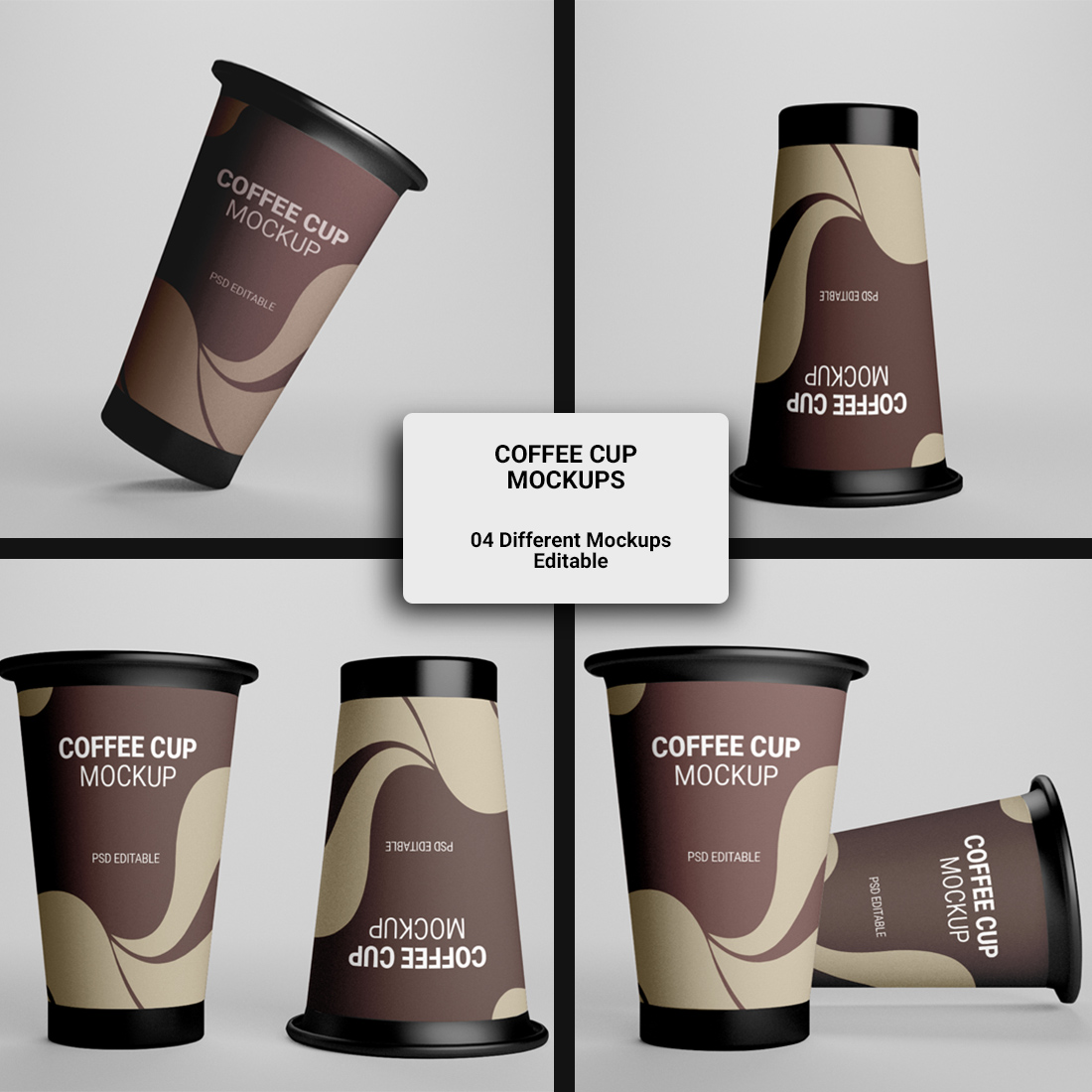 PSD Coffee Cup Mokcups cover image.