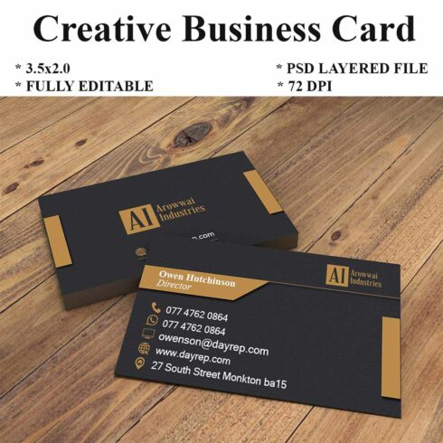 Visiting Card Template - Business Card cover image.