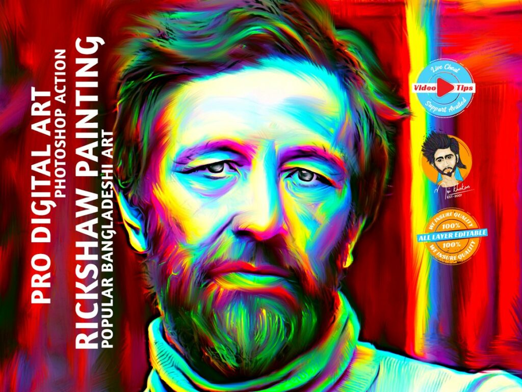 Rickshaw Painting PRO Digital Art - MasterBundles