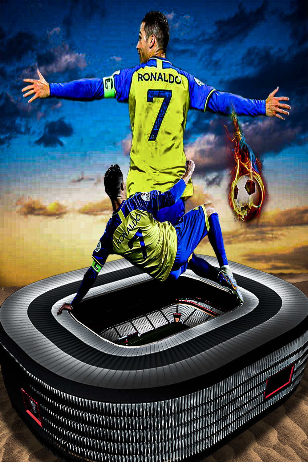 RONALDO IN AL NASSR pinterest preview image.