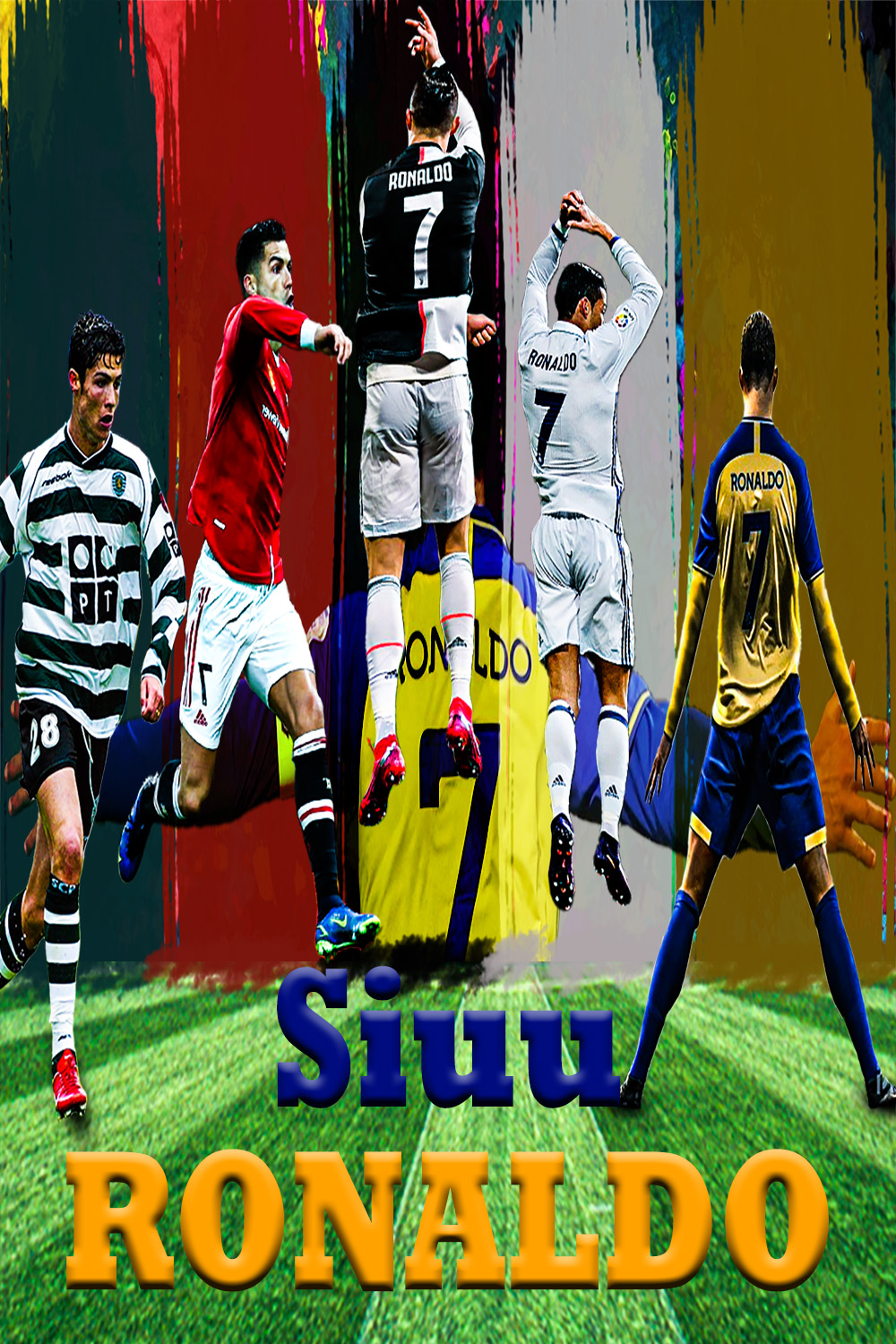 Christiano Ronaldo Siuu pinterest preview image.