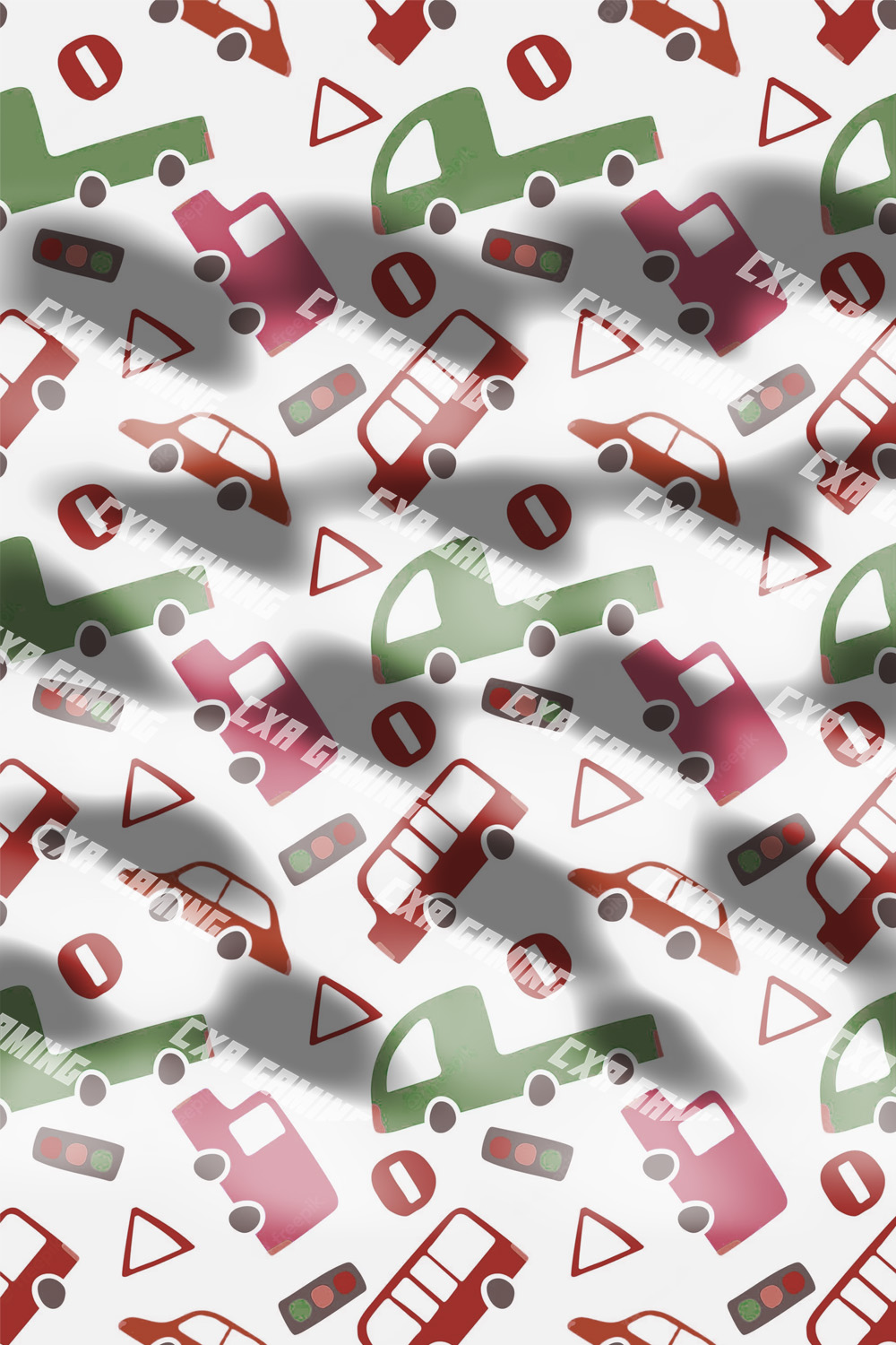 SEAMLESS PATTERNS FOR GIFT WRAPING & ROOM DECOR CAR SEAMLESS pinterest preview image.
