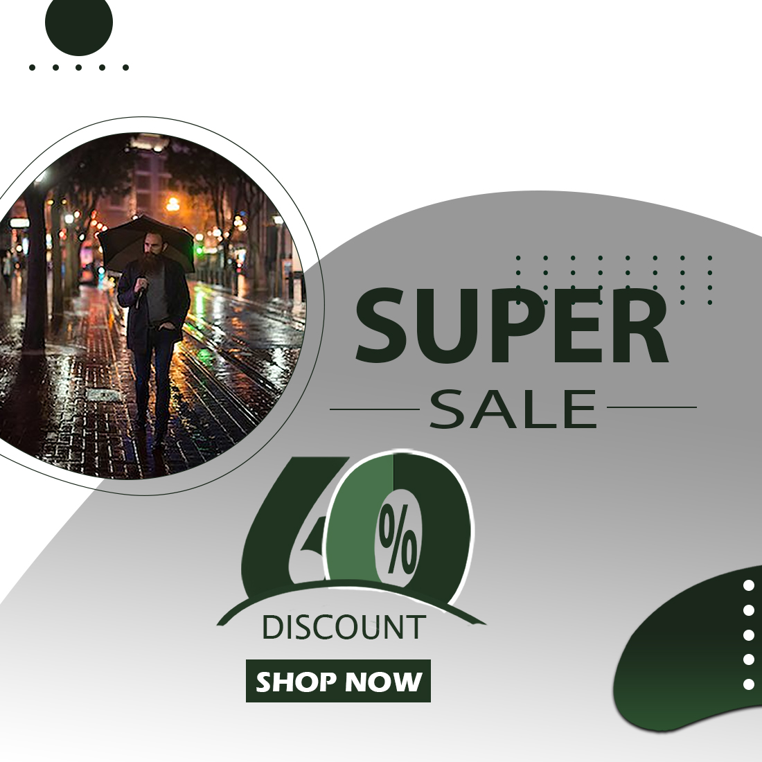 SUPER SALE SOCIAL MEDIA POSTER DESIGN cover image.