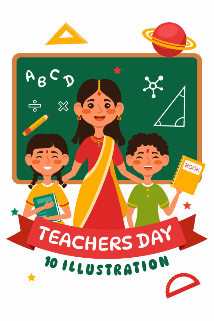 10 Teacher Day in India Illustration - MasterBundles