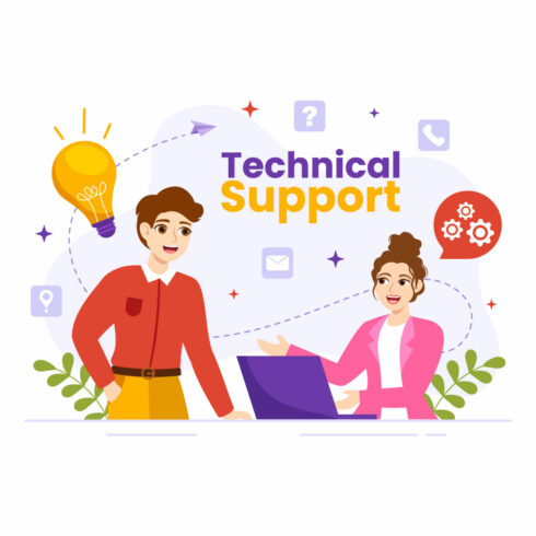 12 Technical Support System Illustration cover image.