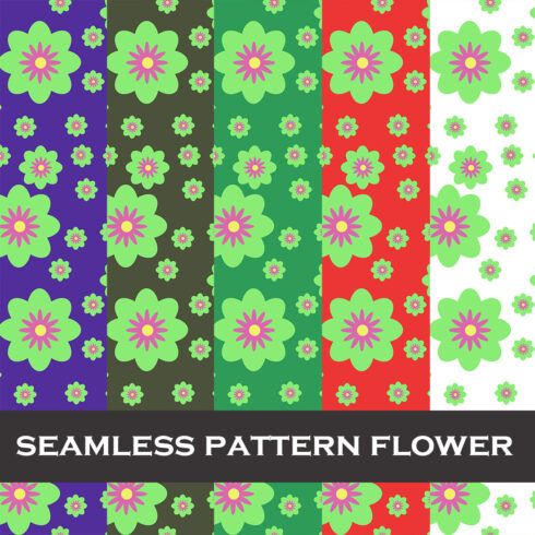 seamless pattern flower cover image.