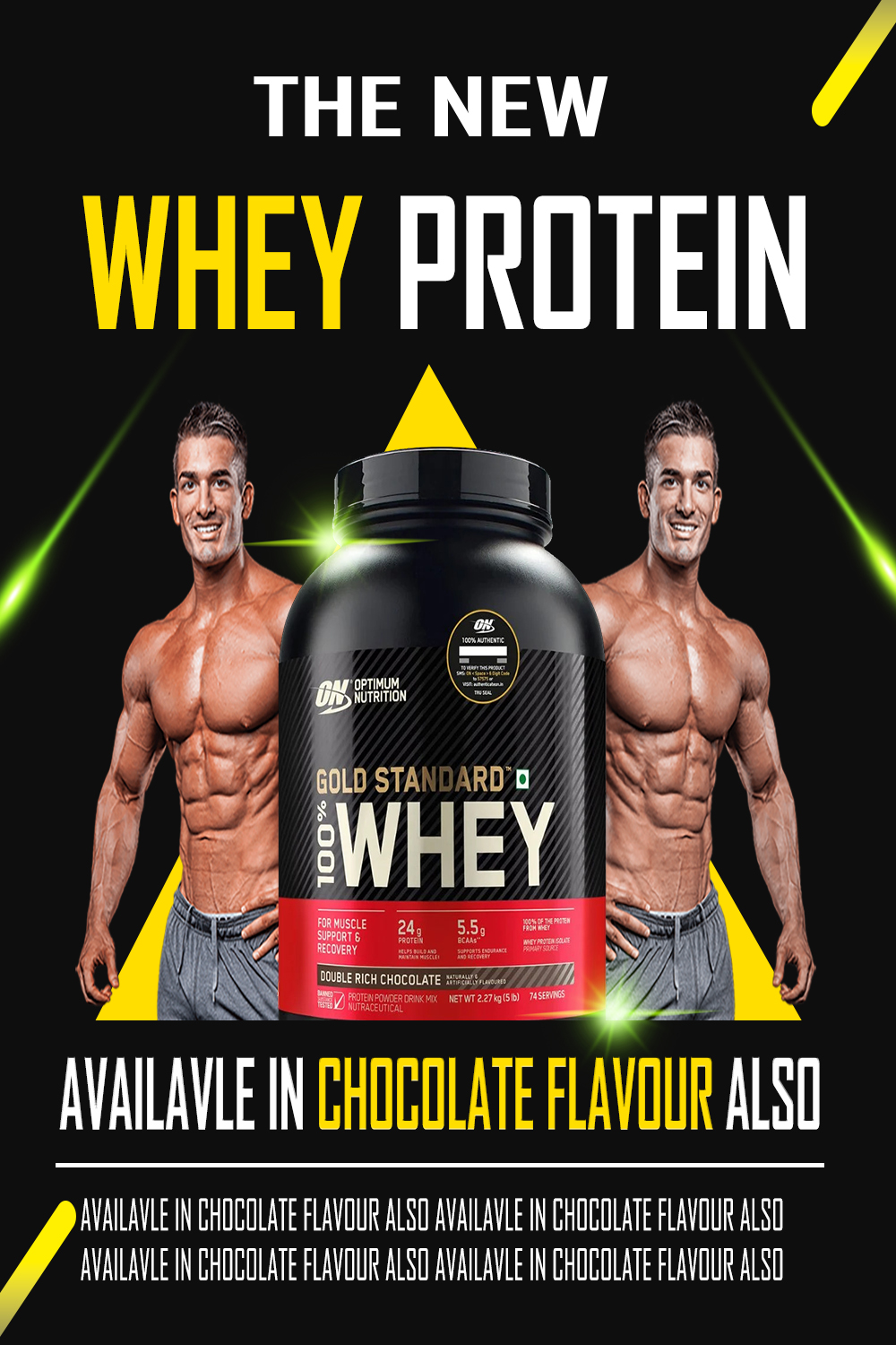 THE NEW WHEY PROTEIN pinterest preview image.