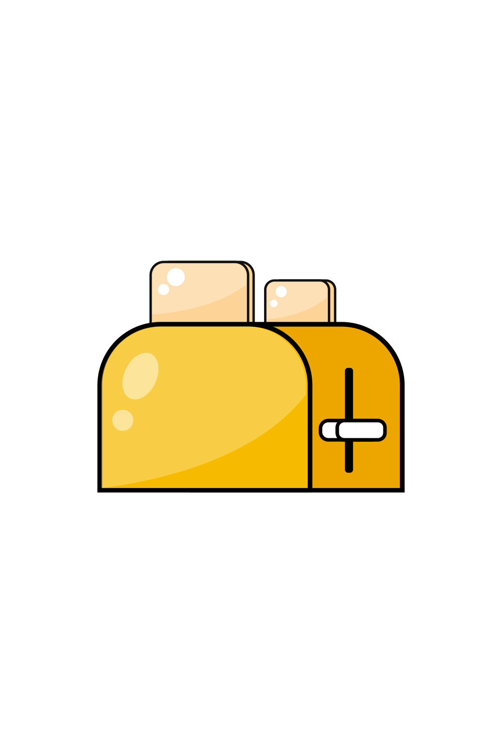 Toaster icon pinterest preview image.