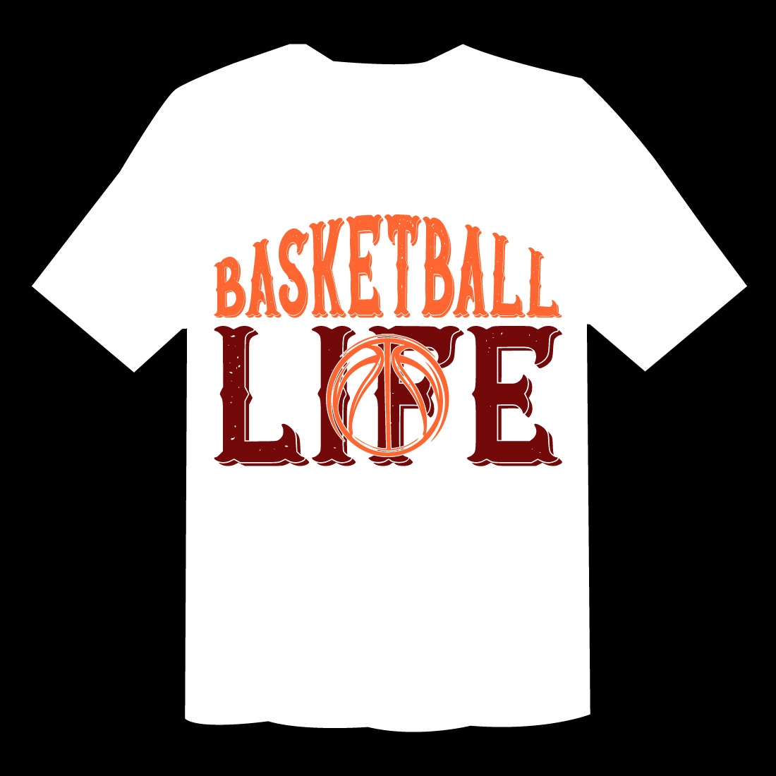 Basketball Life T Shirt cover image.