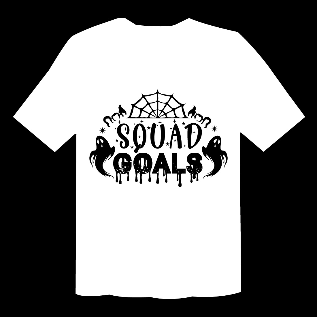 Squad Goals T Shirt Cut File preview image.