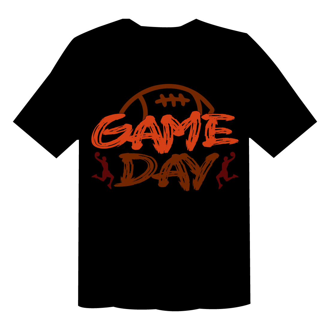 Game Day T Shirt Cut File preview image.