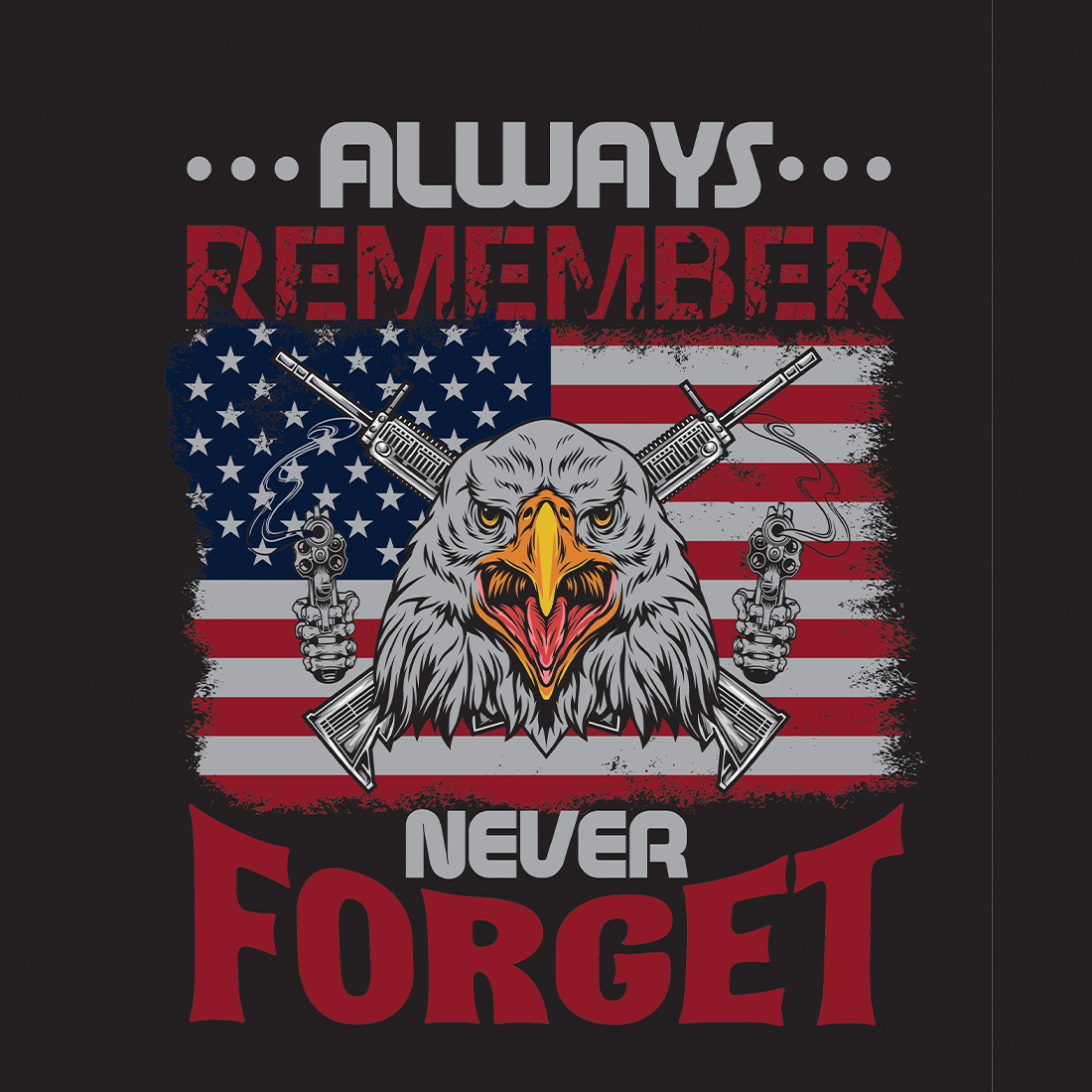 us flag veteran t shirt preview image.