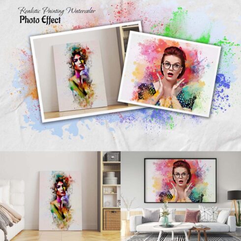 Realistic Painting Watercolor Effect cover image.