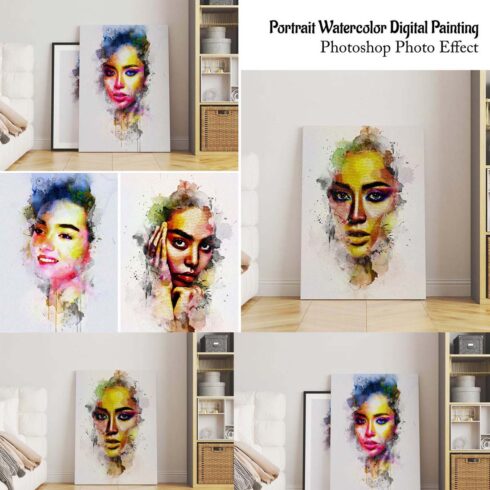 Portrait Digital Painting Effect cover image.