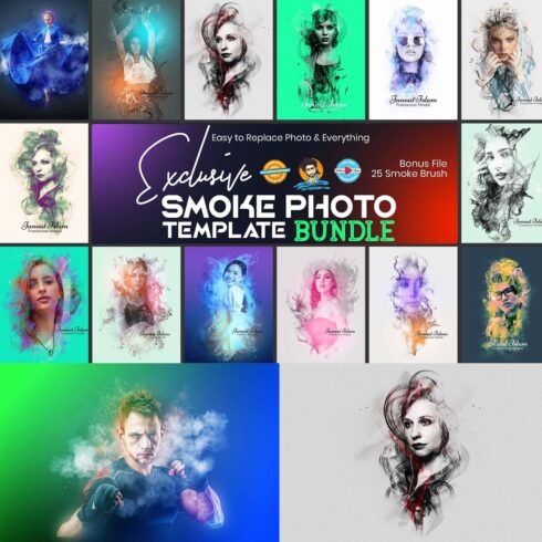 Exclusive Smoke Photo Effect Bundle cover image.