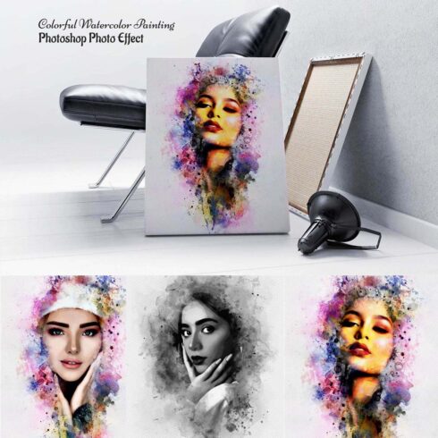 Colorful Watercolor Painting Effect cover image.