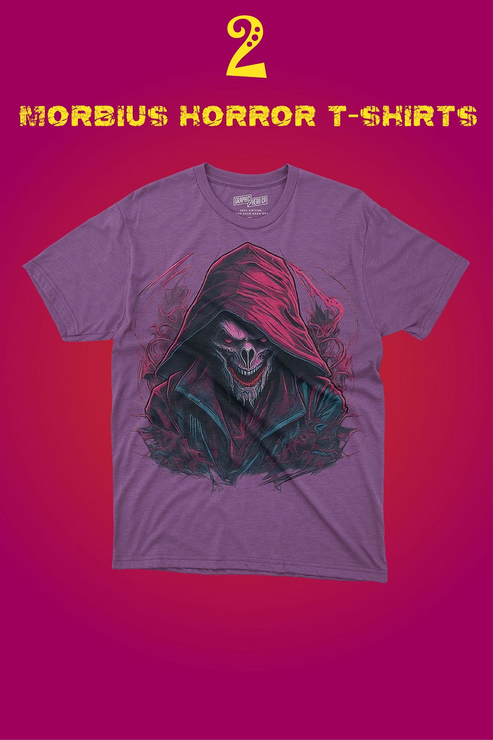 2 horror t-shirt designs morbius pinterest preview image.