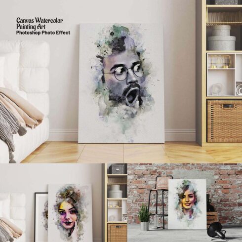 Canvas Watercolor Painting Effect cover image.