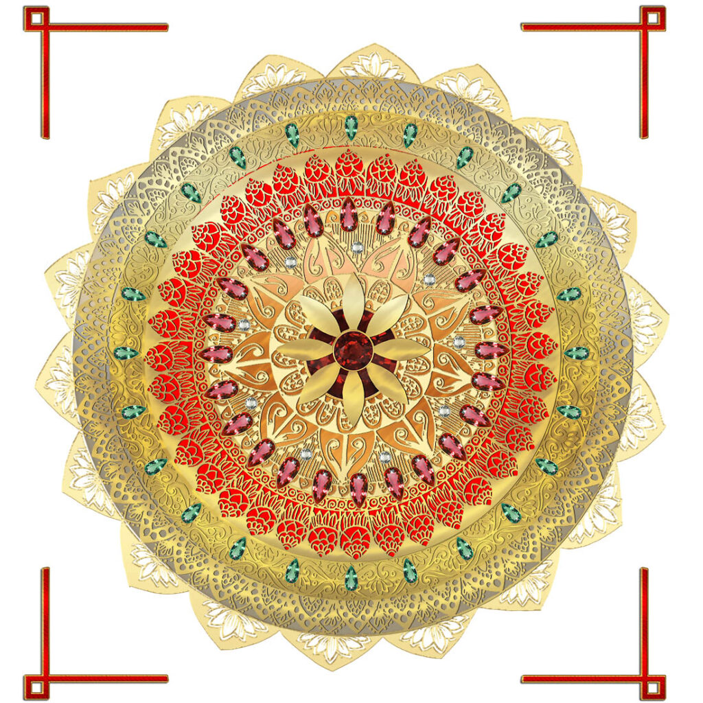 layered mandala 100% editable - MasterBundles