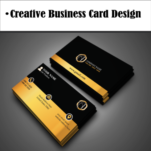 6 Creative Business Card Design cover image.