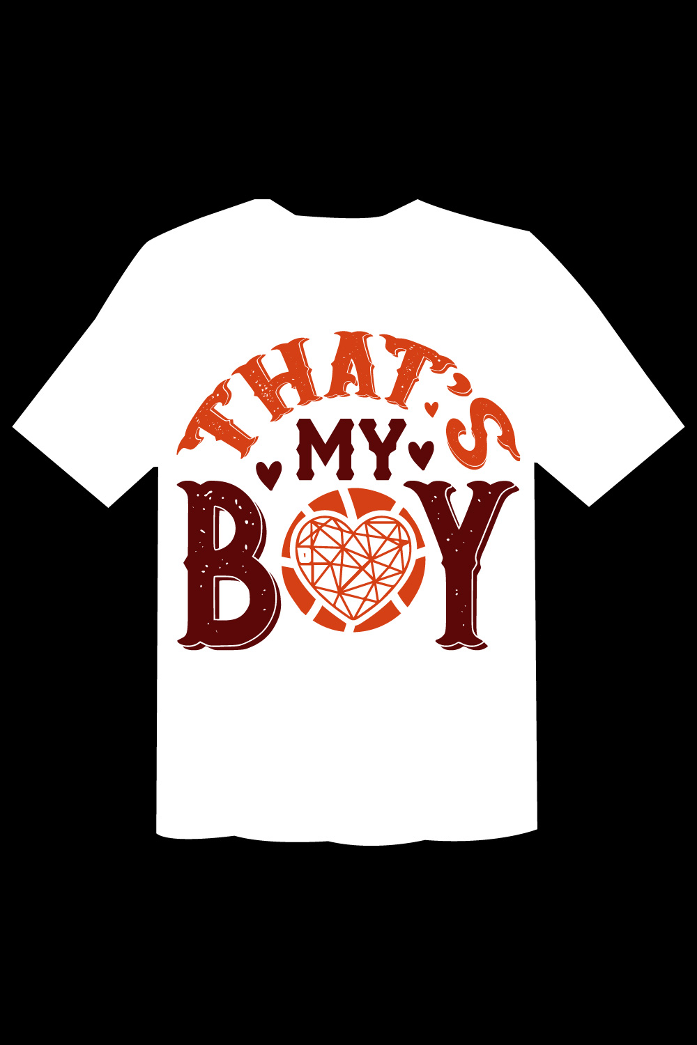 That’s My Boy T Shirt pinterest preview image.