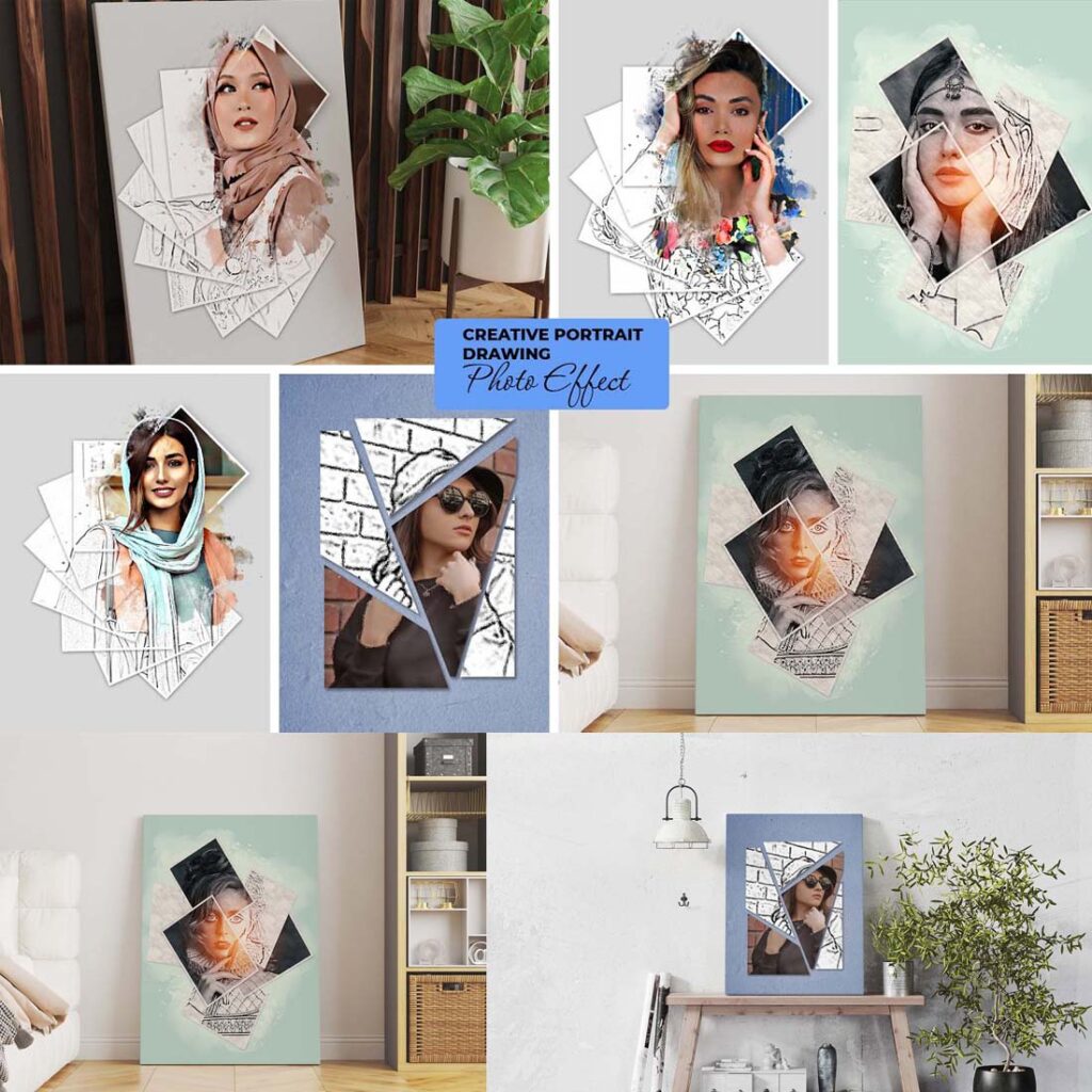 Portrait Drawing Photo Effect - MasterBundles