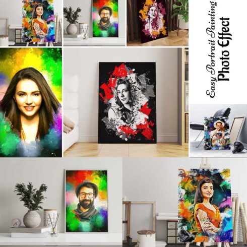 Easy Portrait Painting photo effect cover image.