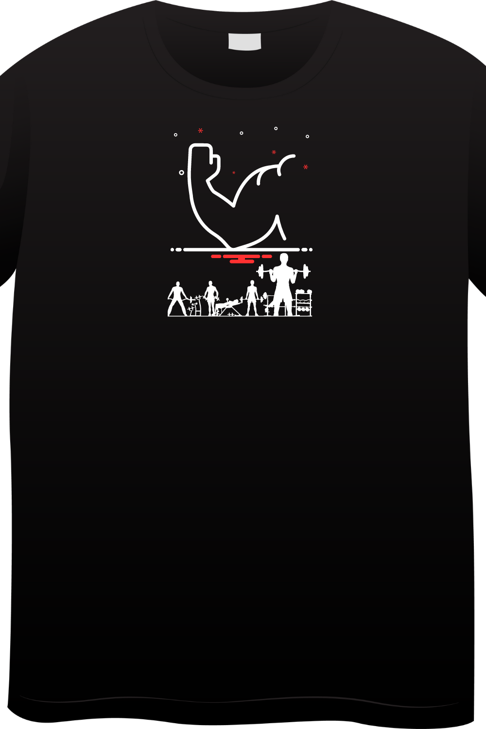 Workout T-Shirts artwork with latest design pinterest preview image.