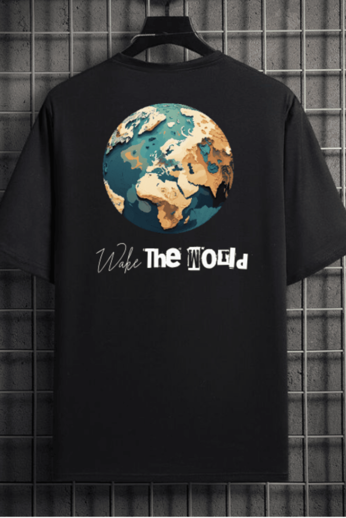 Best T-shirt Artwork Design Wake The World - Masterbundles