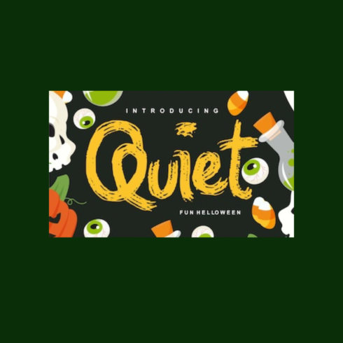 Quiet | Magical Helloween Font cover image.