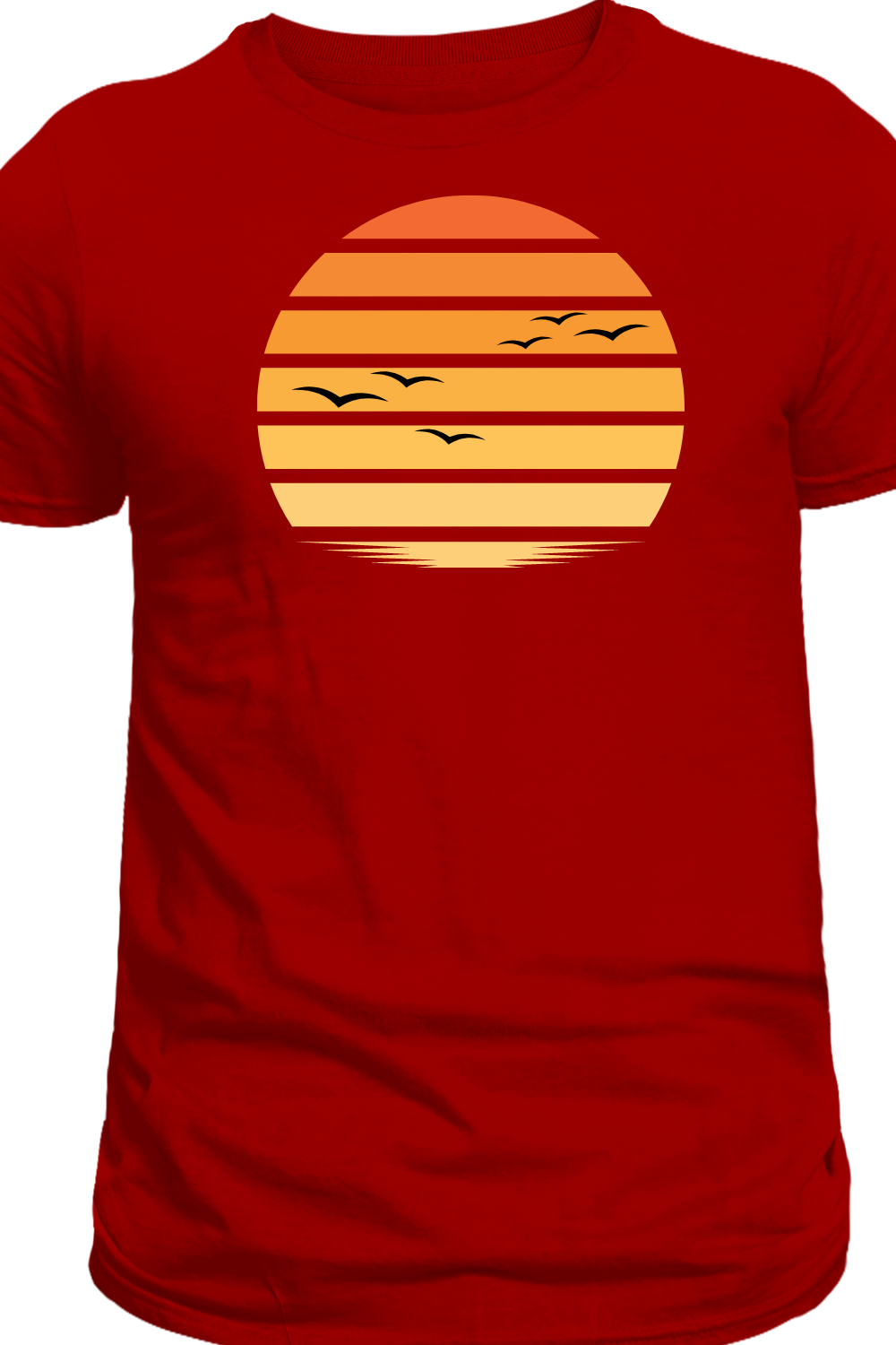 Sunset Best design Vintage T-Shirt pinterest preview image.