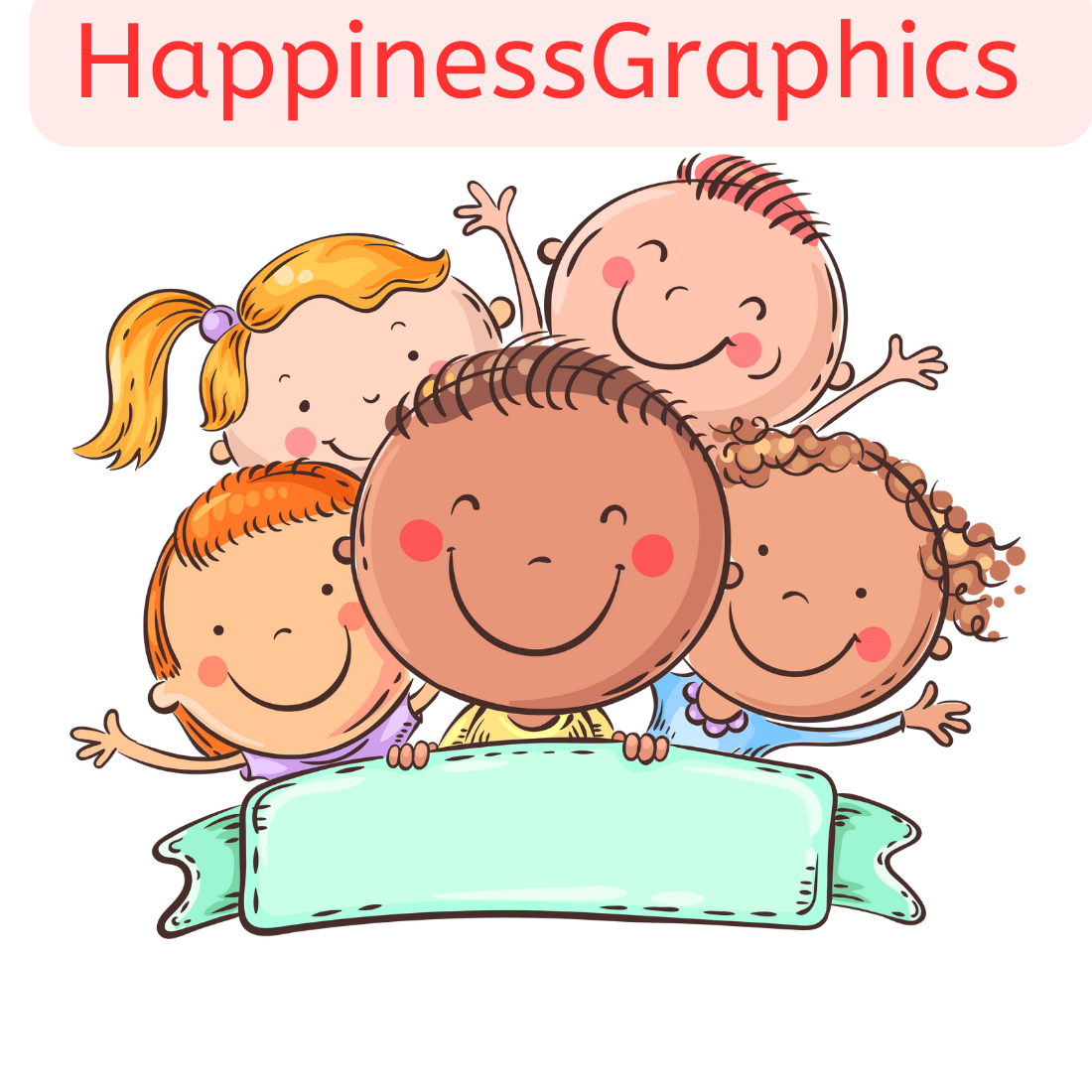 Happiness Graphics preview image.