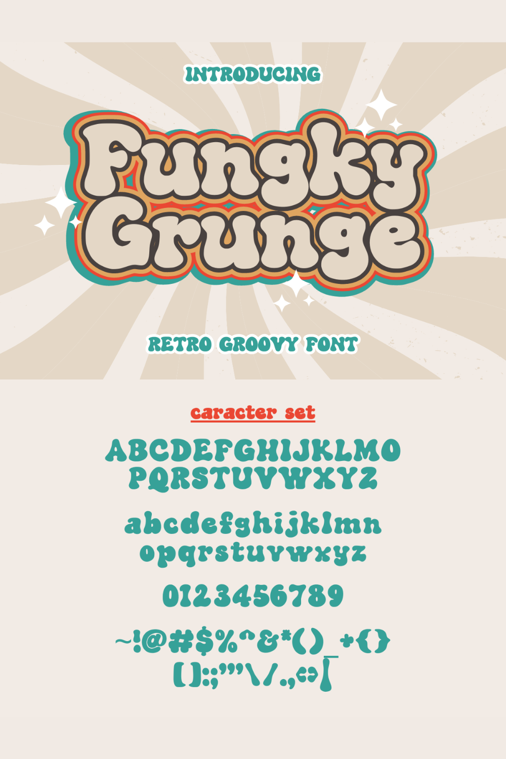 Fungky Grunge pinterest preview image.