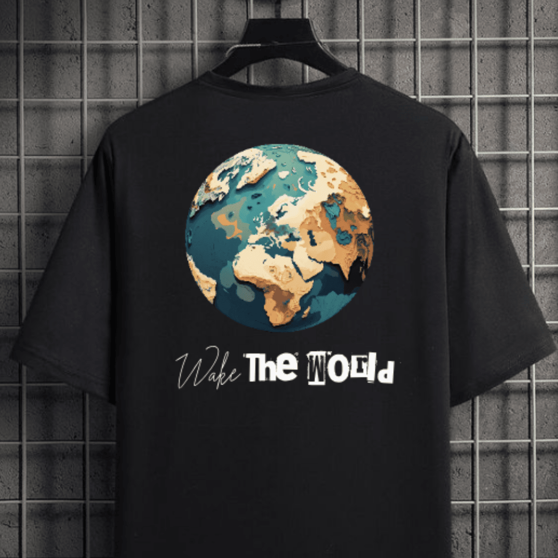 Best T-Shirt artwork design wake the world cover image.