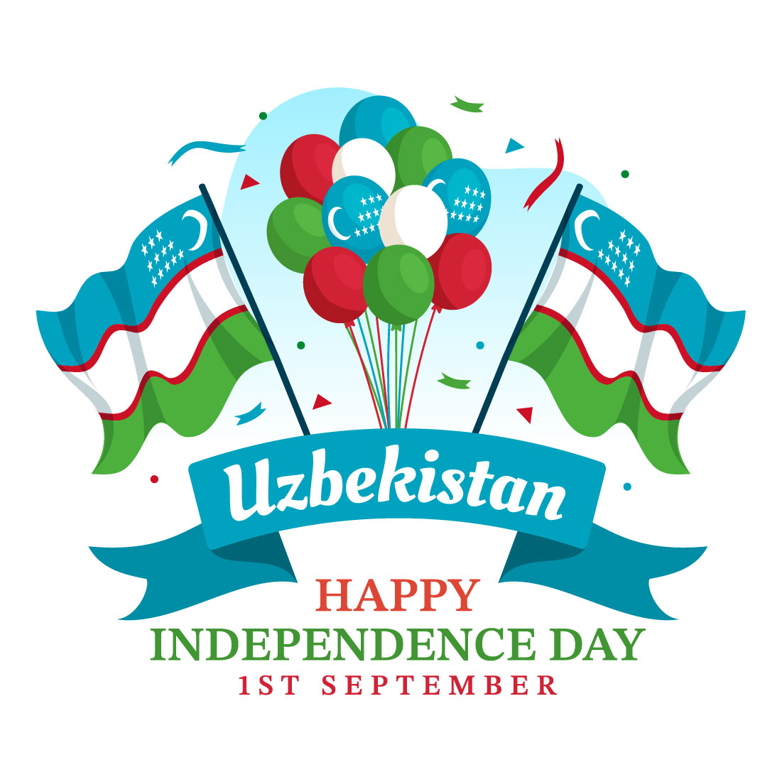 15 Uzbekistan Independence Day Illustration preview image.