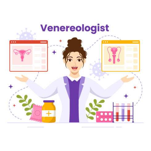 10 Venereologist Diagnostic Illustration cover image.