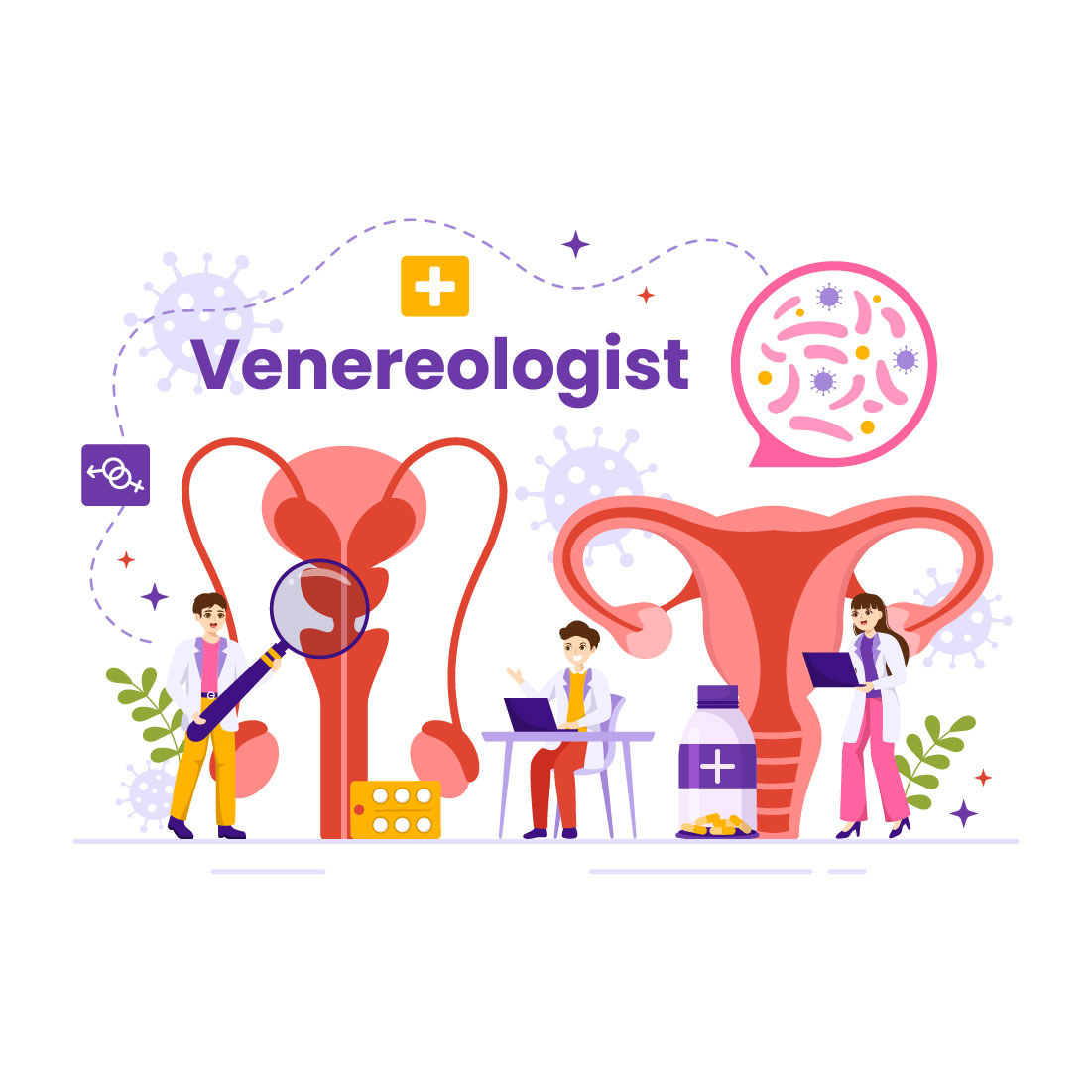 10 Venereologist Diagnostic Illustration preview image.