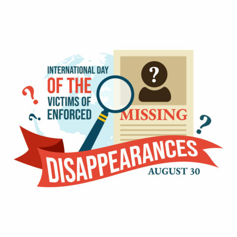 14 Day of the Victims of Enforced Disappearances Illustration cover image.